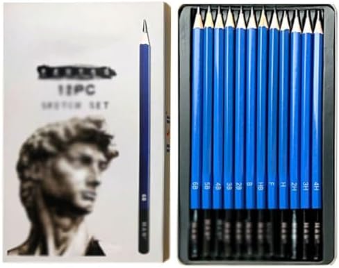 12 Iron Box Pencil Stationery Set Sketch image 4