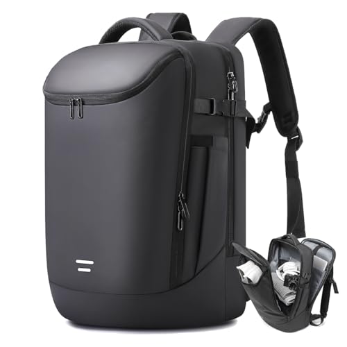 Image of TANGCORLE Travel Carry on Backpack Expandable Flight Approved Backpacks 17.3 inch Laptop Business Back Pack for Women Men