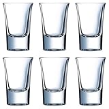 Verre en céramique. Luminarc 9125250 – Set de 6 Verres de 3,4 cl, Couleur Transparente