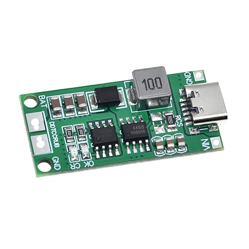 Hailege 2pcs Multi-Cell 2S 3S 4S Step-Up Boost LiPo Polymer Li-Ion Ladeplatine USB-C bis 8,4 V 12,6 V 16,8 V (3S 4A) 7,4 V 11,1 V 14,8 V 18650 Lithium-Batterie-Boost-Modul Typ C