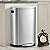 KdbK 13 Gallon Trash Can with Lid, 50L Fingerprint Proof Stainless Steel Kitchen Trash Can with Removable Inner Bucket and Lid Soft Close, Pedal Rubbish Bin for Home Office