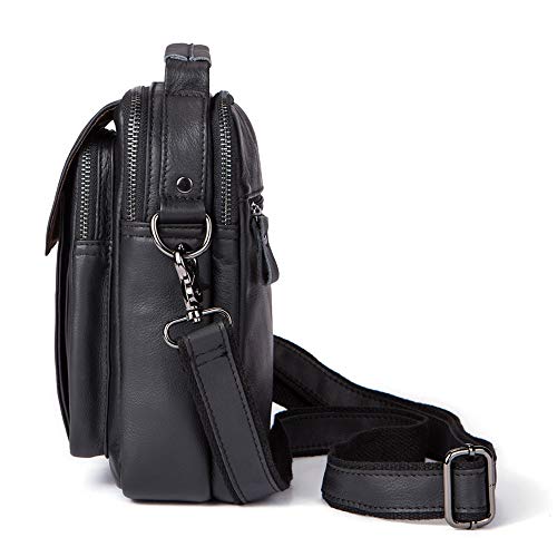 Mens Crossbody Messenger Bags Men Small Crossbody Multi-pocket Purse Handbag Shoulder Bag for Work Business4