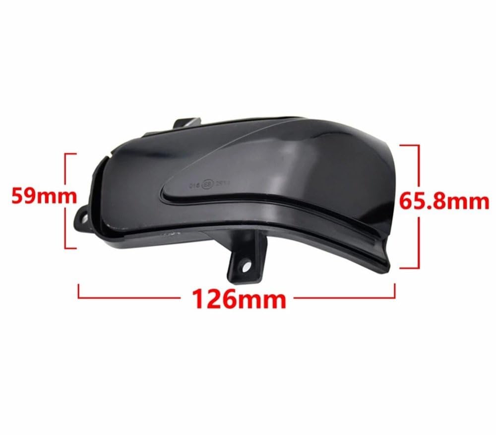 Intermitente Retrovisor Indicador De Coche Intermitente Que Fluye Intermitente Dinámico Luz Señal De Giro Led para Fit para Jazz para 2009-2013 Lámpara Señal Giro