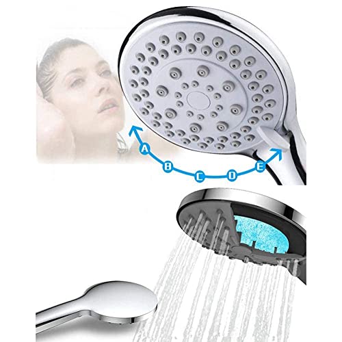 Ensemble de robinets de salle de bain noir rotatif à 360° pour douche et bain - 3