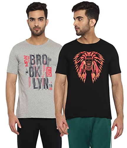 Image of Ap'pulse Men's Printed Short Sleeve Sport Tshirt Combo Pack
