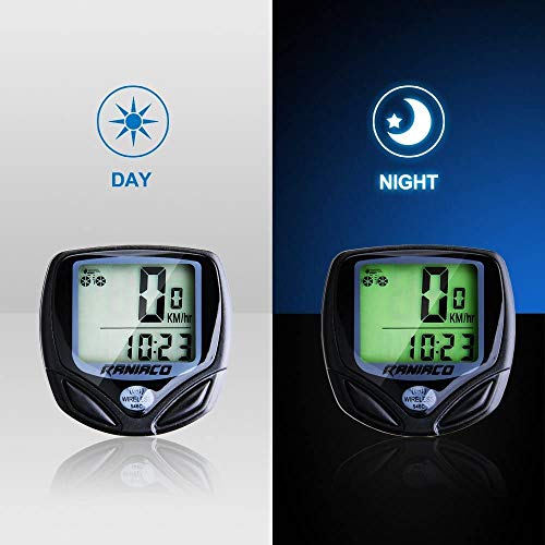 Bike Computer, Raniaco Original Wireless Bicycle Speedometer, Bike Odometer Cycling Multi Function- Premium Product Package, without batteries. Best for Bikers/Men/Women/Teens - Thumbnail 5