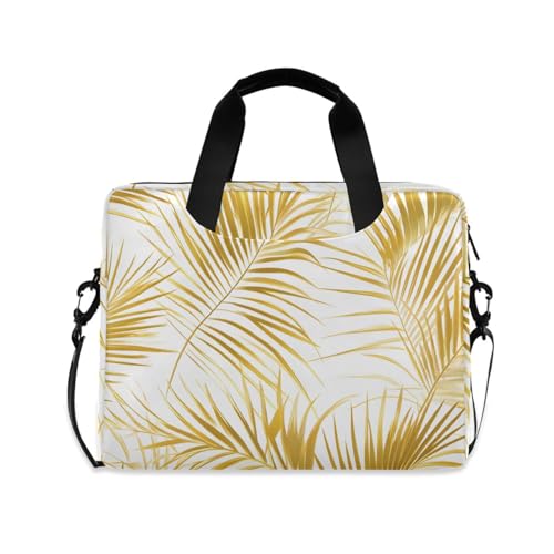 Funda para portátil ALAZA con patrón hojas doradas 13-15.6" miniatura 1