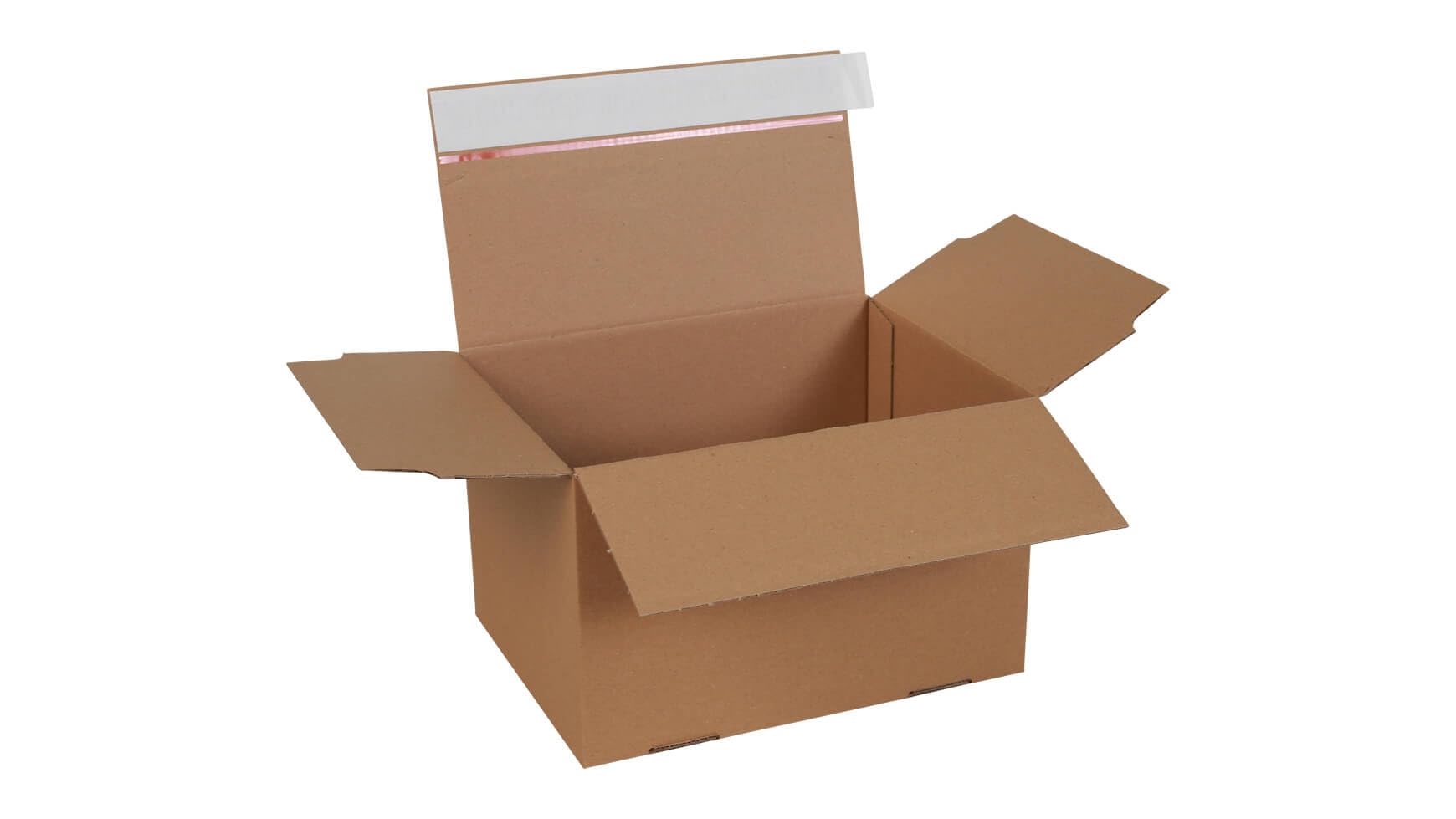 170x Automatikbodenkarton Automatikkarton Hermes Paket S 265 x 205 x 172 mm Selbstklebestreifen Braun 260 x 200 x 160 mm (Innenmaß), Blitzbodenkarton