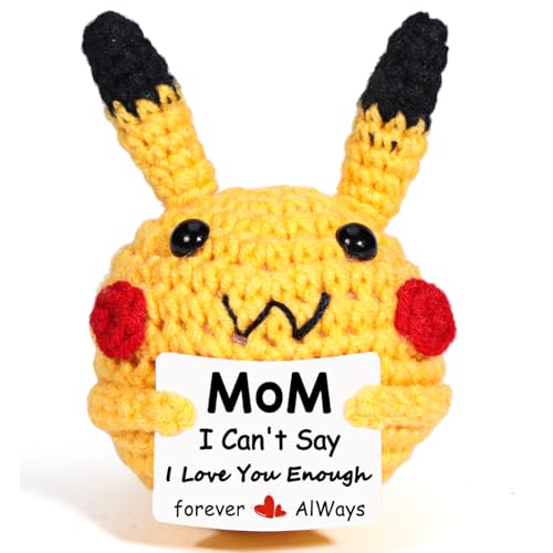 AICase Mom Gifts from Daughter Son,Birthday Mothers Day for Mama Positive Crochet Animals Emotional...