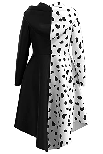 Disfraz infantil Pexlaxy negro y blanco talla 140 miniatura 3