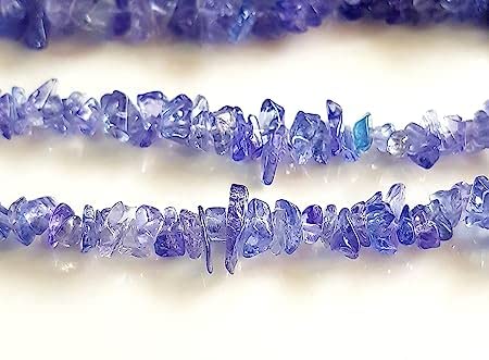 Perles en tanzanite bleue lisse non coupée : l'idée cadeau idéale pour amateurs de DIY