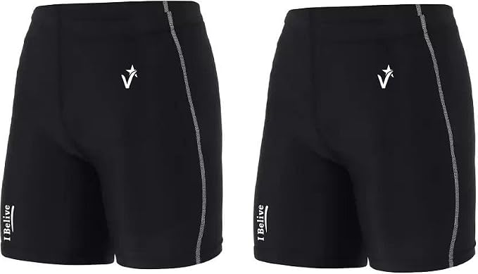 JUSTWIN Men's Compression Shorts,Compression Men's Skin Tight Shorts for Gym, Ru