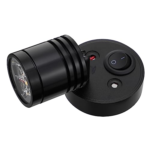 Alipis 3W Rv Reading Light LED Swivel Spotlight for Yacht Low Voltage Ceiling Mount Warm for and Truck Interior Lighting