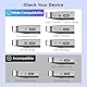 UGREEN USB C Switch 2 In 1 Out HDMI 4K@60Hz USB C Switch 2 PC 1 Monitor USB Switch, Plug & Play, HD Audio Sync, ESD Schutz für Steam Deck/Laptop/Projektor