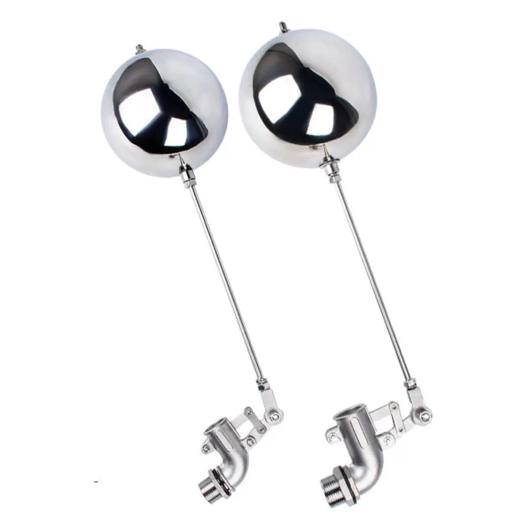 Ecdacgqjy One Color 1Pcs 304 Stainless Steel 90 Degree Elbow Float Ball Valve - Durable And Resistant Float Switch(Dn15)