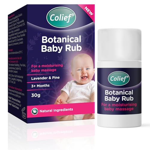 Colief Botanical Baby Rub - Decongestant Solution for Easy Breathing - Infants 3+ Months - Lavender and Pine