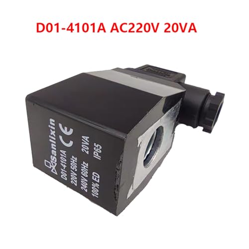 Bobine d'électrovanne D01-4102A robuste à bobinage cuivre AC220V