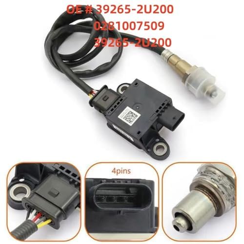39265-2u200 0281007509 Sensore di particolato PM per Scarico Diesel per Hyundai, Tucson, Kia, Sportage 1.6l 2.0l 2018-2020