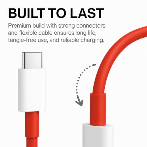 Image of 65W Charging Cable Type-C to Type-C for OnePlus 10T 5G New /Nord 2T 5G /10R 5G /10 Pro 5G /Nord CE 2 5G /Nord CE 2 Lite 5G /9 Warp Charger Cable,1m,Red