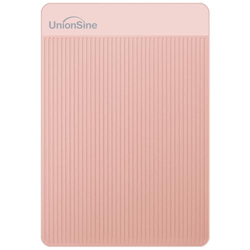 Image of UnionSine 500GB External Hard Disk Portable HDD USB 3.0 Pink