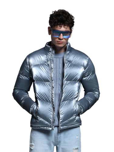 Image of JACK & JONES Men's Polyester Standard Length A-Line Coat
