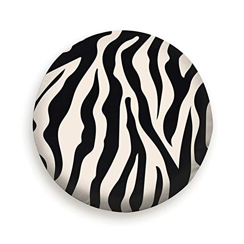 Preisvergleich Produktbild Bidetu Zebra Print Animals Reserveradabdeckung, wasserdicht, staubdicht, verdicken Radschutzabdeckungen passen 14-17 Zoll 15 Zoll