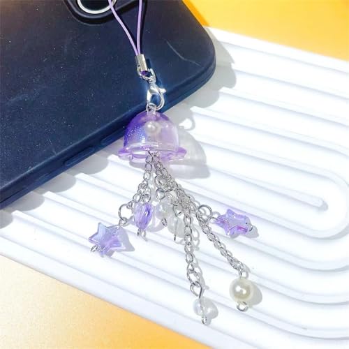 Abalorio de teléfono de medusas para evitar caídas y pérdidas 3