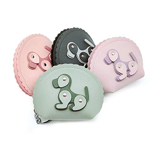 Preisvergleich Produktbild Welpen Halbkreisförmige Niete Dreidimensionale Reißverschluss Hand Studentin Kurze Mini Schlüssel Tasche Kleine Tasche Münze Kopfhörer Tasche Pcs4