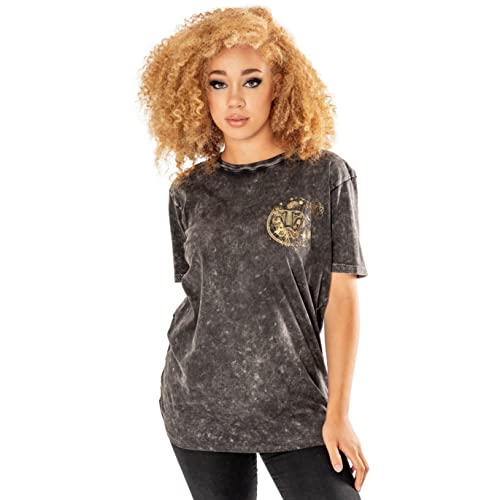 Image of Cid Official Harry Potter Slytherin Acid Wash Unisex T-Shirt, Adult Large