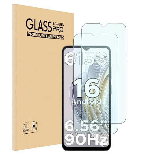 For Doogee Note 56/Note 56 Pro/Note 56 Plus �K���X�t�B���� �����x�^�b�` doogee note 56 �ی�t�B���� �w��F�� �ϏՌ� ShellChic �y2������z�g�ѓd�b�t���t�B���� ������ �w��h�~ �d�x