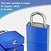 5 Pcs Suitcase Locks with Keys, Small Padlock with Key, Luggage Padlocks, Mini Keyed Padlock for Travel Bags, School Gym Locker, Toolbox - 23mm (Colorful)