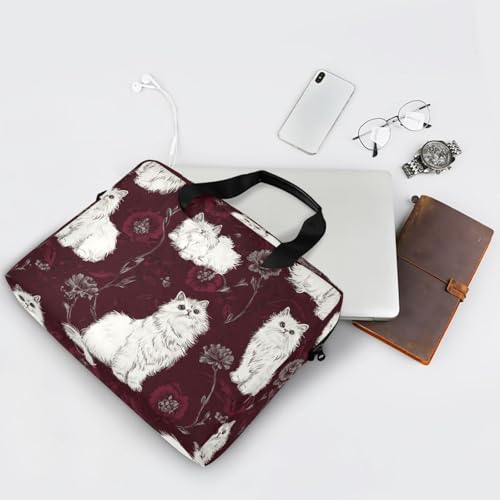 Funda bandolera para laptop 15.6 color burdeos miniatura 7