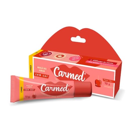 Hidratante Labial com cor Carmed Maça do Amor 10g