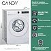 Candy ProWash 300 GD 4108-S, Frontlader, 10 kg, Klasse A-20%, 1400 Umdrehungen, 16 Programme, 8 Schnellzyklen, Dampfbehandlung, Silent Inverter-Motor, weiß