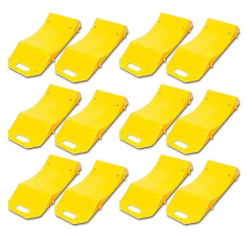 Zento Deals 12 Pieces Tire Saver Ramp Premium Quality for