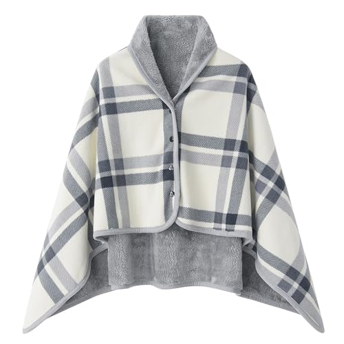 Poncho tricoté femme élégant et chaud pour affronter la saison froide avec style