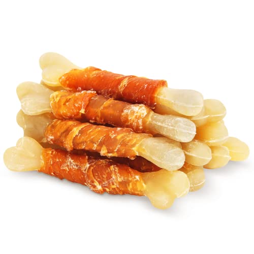 UrbanX HealthyBones Rawhide Free Healthy Foods for Whippet and Other Med Hound Dogs, Chicken Wrapped...