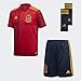 adidas Selección Española Temporada 2020/21 Conjunto Primera equipación, Unisex, rojvic, 140
