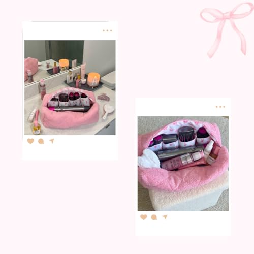 Sherpa Travel Bag for Hair Tools&Attachments–Compatible with Dyson Airwrap,Shark, Travel Storage Bag, Portable Travel case Organizer,multifaction Large Pink Cosmetic Bag with Pockets, Pink, Casual4