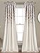 Lush Decor Weeping Flower Light Filtering Window Curtain Panels, Pair, 52