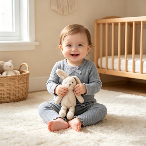 SOFIPURE Toddler Girls Long Sleeve Top & Pants Set with Bow, 18-24 Months - image 2