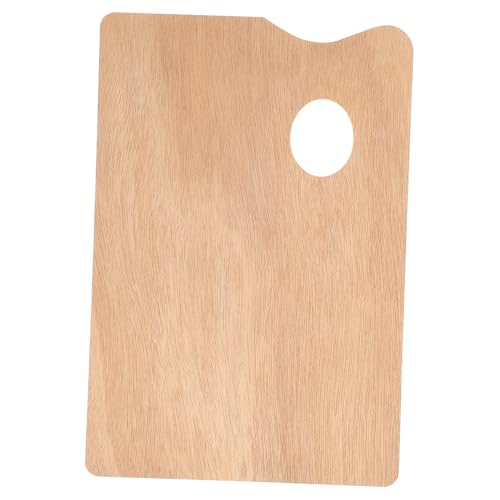 EPIGEIST Holz Malpalette Öl Beschichtete Oberfläche Vintage Stil mit Daumenloch und Abgeschrägten Kanten Langlebige Rechteckige Palette für Öl und Acrylfarben Malen Künstler EPIGEIST Holz Malpalette Öl Beschichtete Oberfläche Vintage Stil mit Daumenloch und Abgeschrägten Kanten Langlebige Rechteckige Palette für Öl und Acrylfarben Malen Künstler