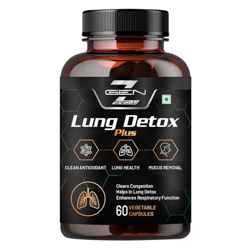GenZ Grow Lung Detox Supplement, Stinging Nettle, Quercetin, Lotus, Licorice ...