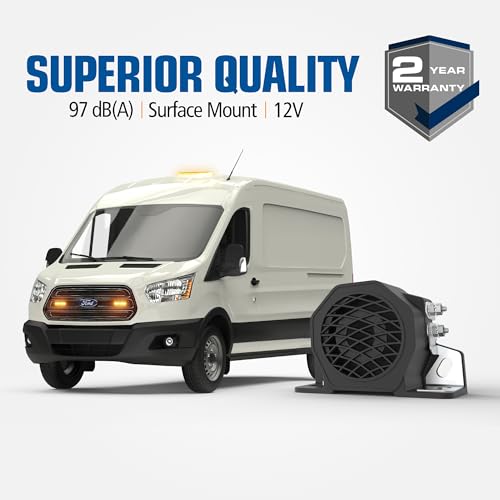 ECCO 510 Alarm: Back-up, 97dB, 12VDC