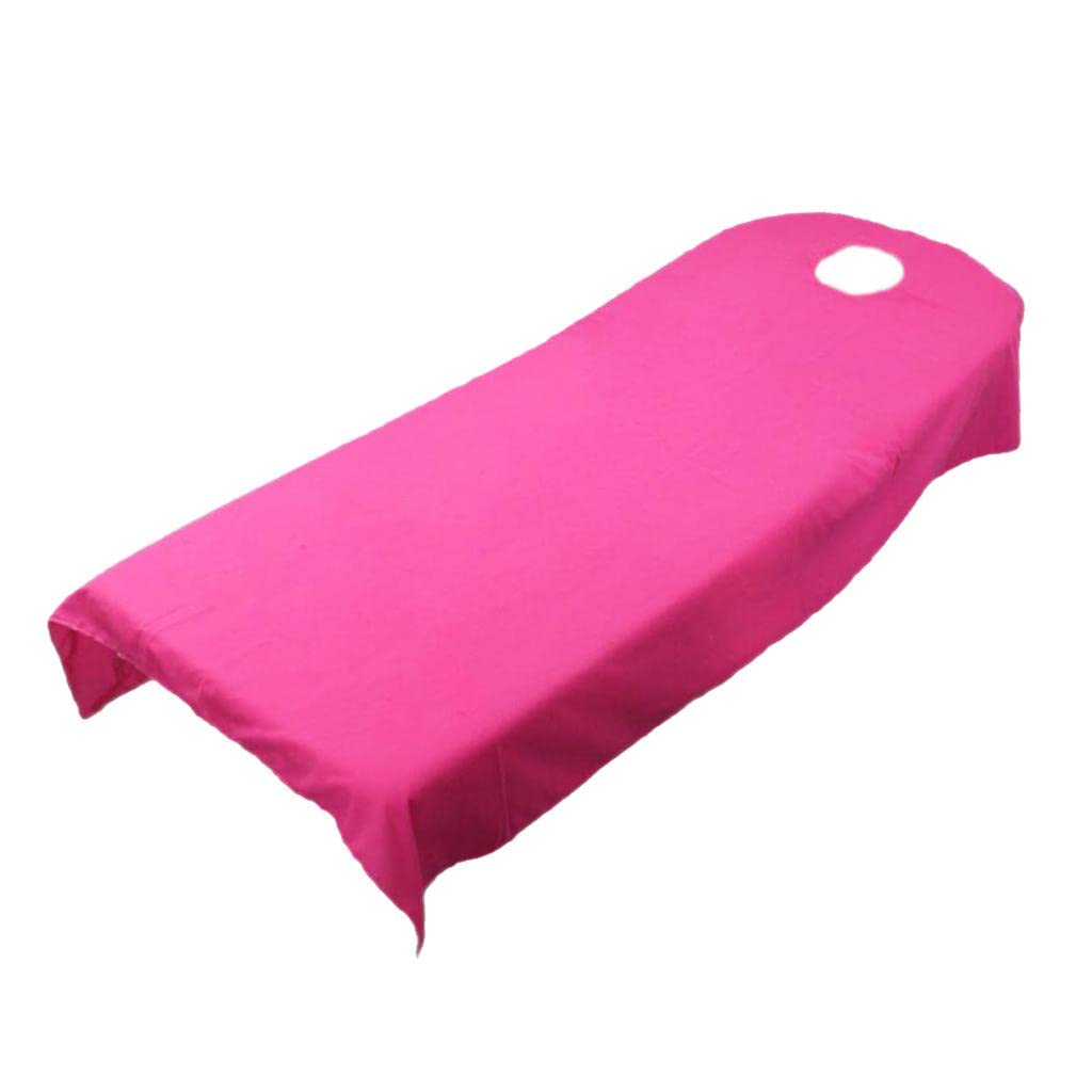 Spa Massage Treatment Bed Cover Rose Red-image-28