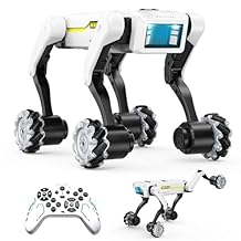 Smart Robot Dog for Kids, 30+ Bionic Actions, Voice & Remote Control, Programmable Moves, All-Terrain Stunt Pet Toy, Robotic Dog Toy for Boys Ages 5 6 7 8 9 10+ Birthday Gifts