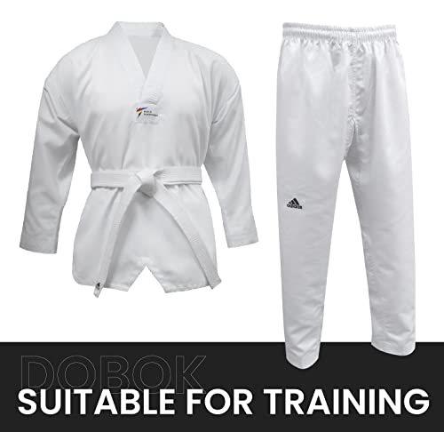 Adidas Adi Start - Completo da Taekwondo, bianco