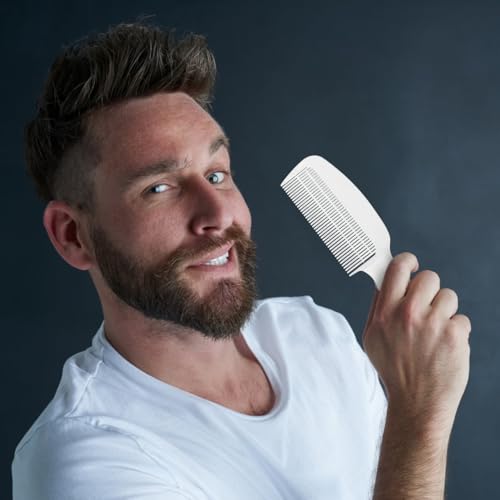 Peine transparente de plástico para peluquería 9.05 in miniatura 6