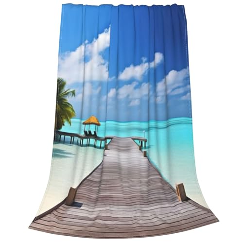 Couverture polaire Maldives en flanelle de qualite supérieure 152x127 cm - 3