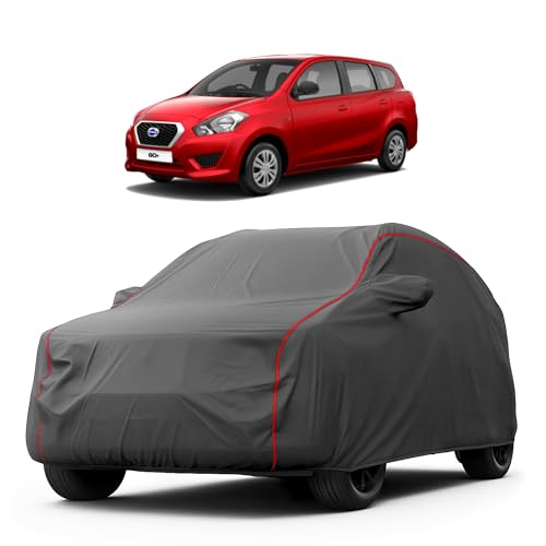 Image of Heavy-Duty Car Cover for Compatible with Datsun Go+ (2015 to 2025 All Models) Deluxe Car Protection Cover - Waterproof & UV-Resistant All-Season Exterior Protection